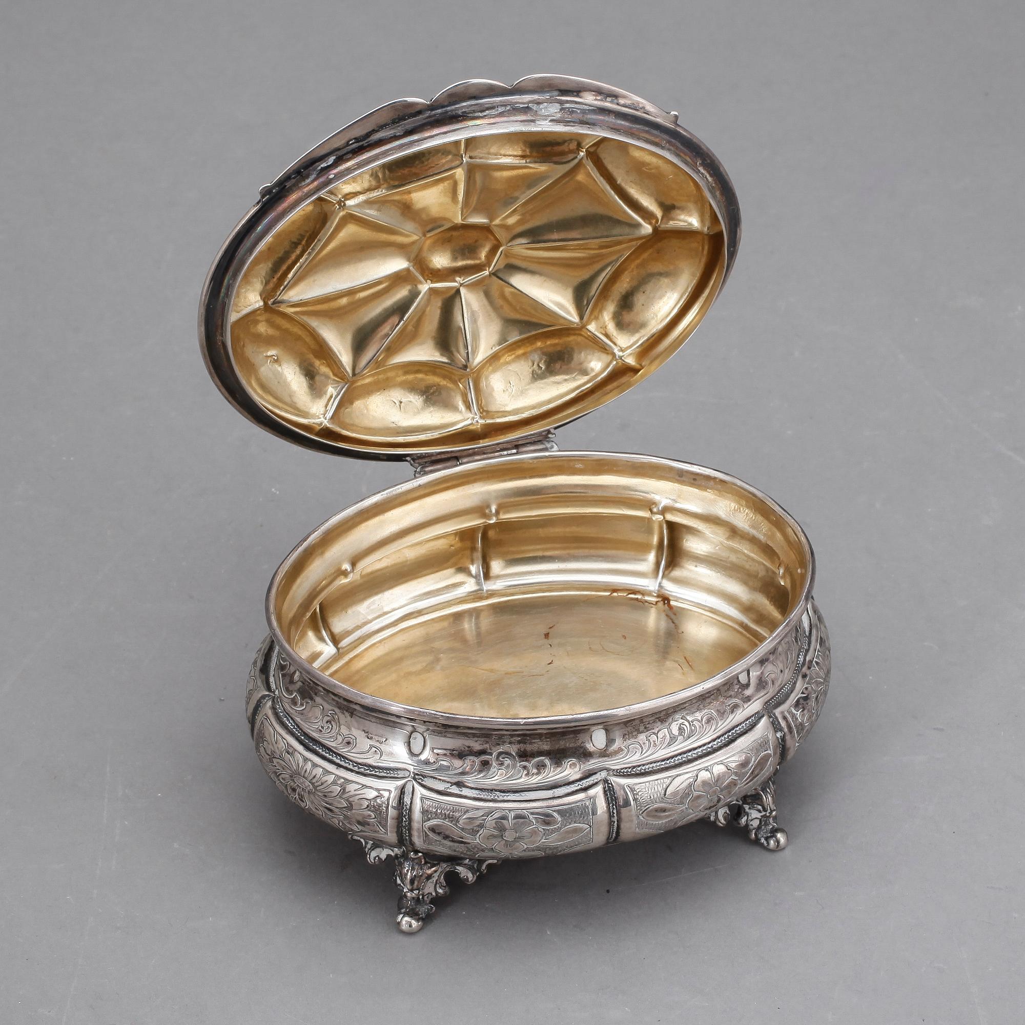 SOCKERSKÅL, silver, 1932, vikt ca 268 g.