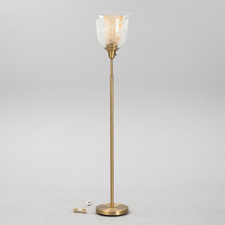 Bo Notini, a Glössner & Co floor lamp, Sweden 1940-50's.