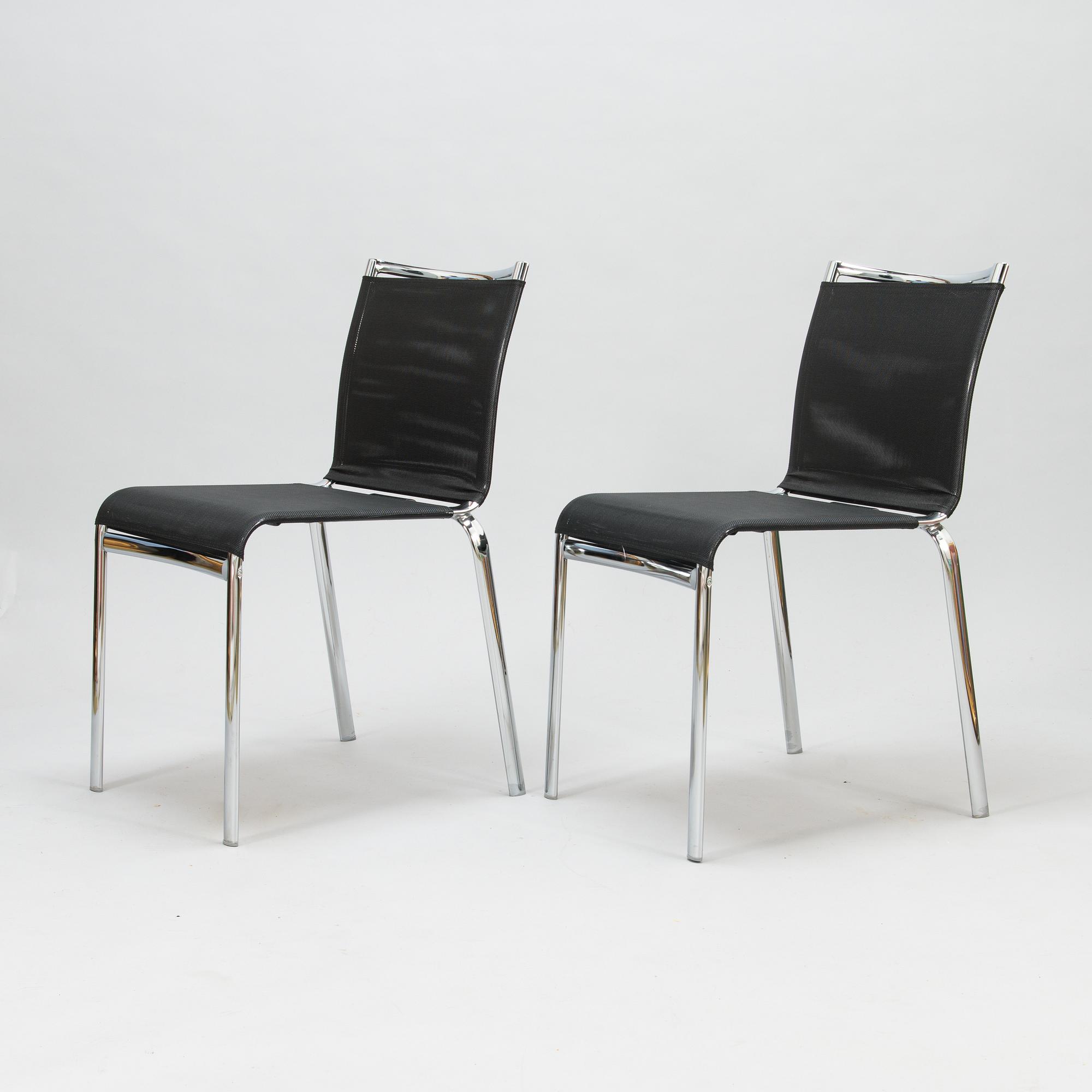 Alberto Meda, six 21st century 'Big frame 441' chairs for Alias.