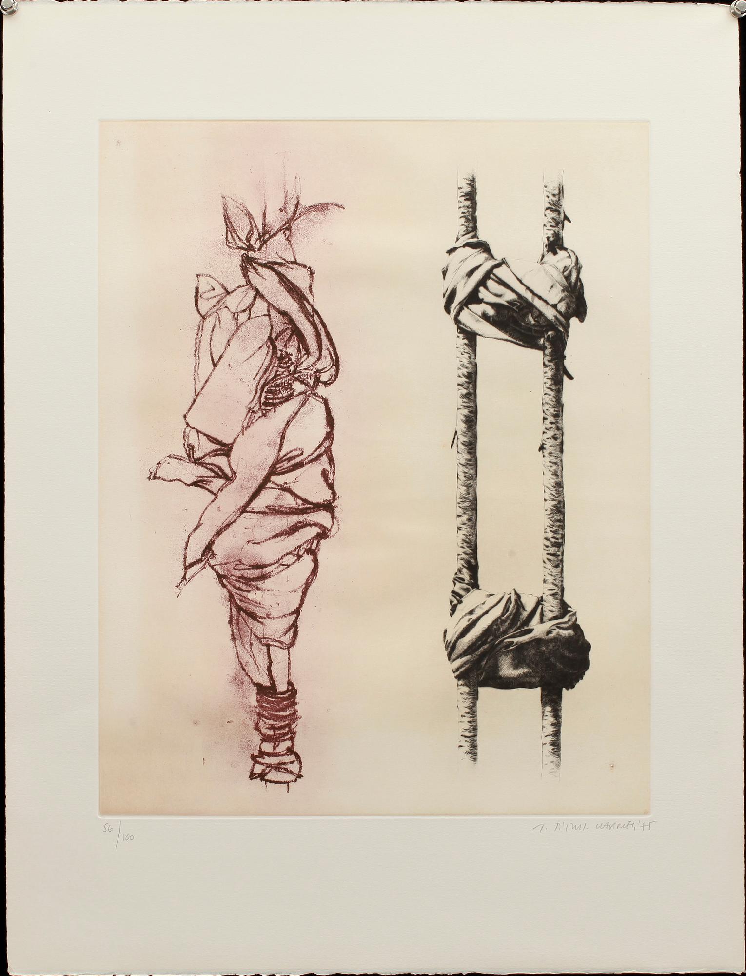 GERARD TITUS-CARMEL, 5 st, färgetsning, sign, dat -75 och numr 56/100.