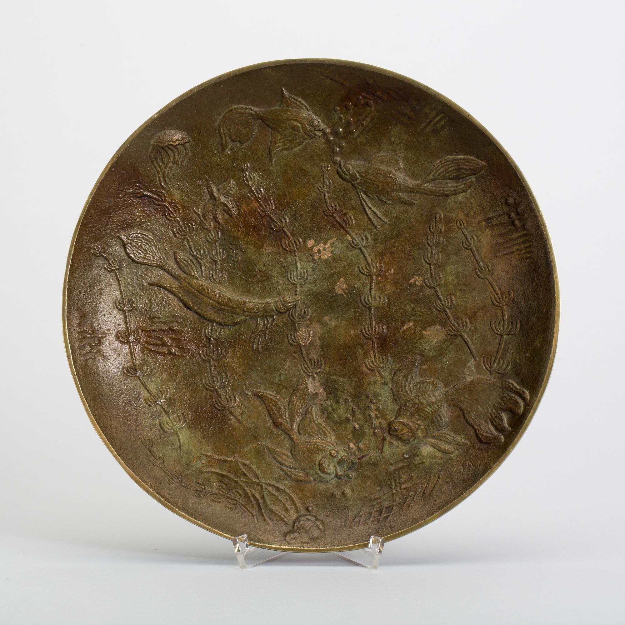 FAT, brons, Gunnar Nylund, monogramsignerad, 1900-talets mitt.