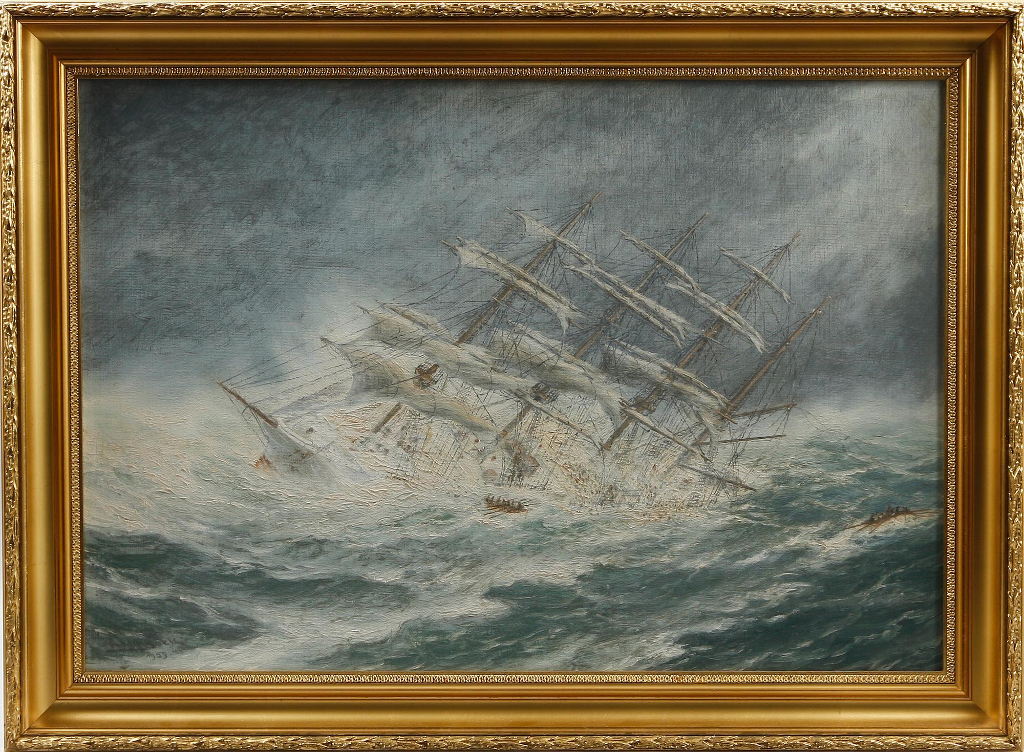 ADOLF BOCK, olja på duk, sign o dat 1959.