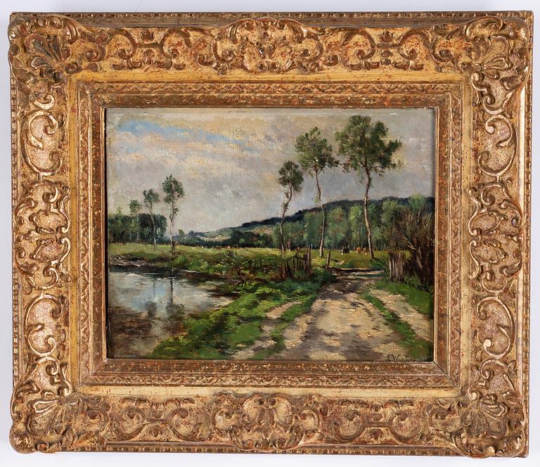 Louis Victor Watelin, oil on canvas, signed.