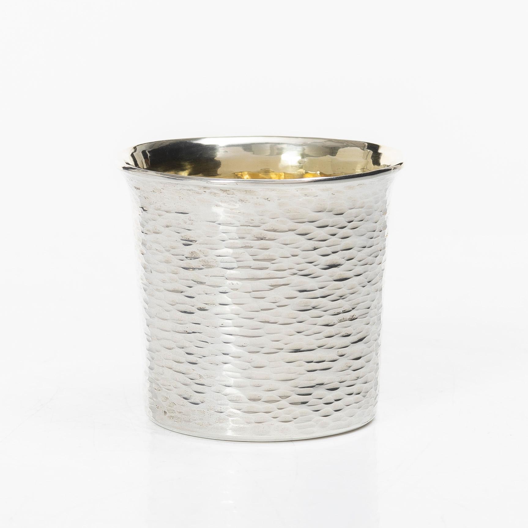 Lennart Råström, Goblets, 4 pcs, silver, in a case, CG Råström, Stockholm 1973.