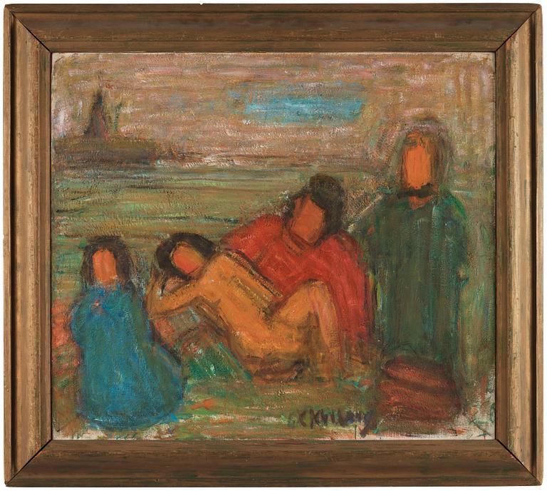 Carl Kylberg, "Människor på väg I".