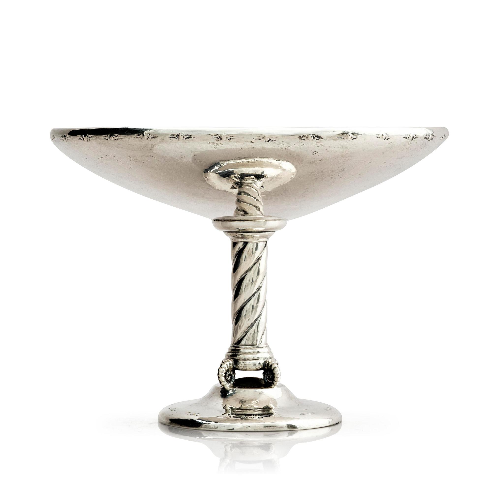 W.A. Bolin, a silver bowl, Stockholm, Sweden 1923.