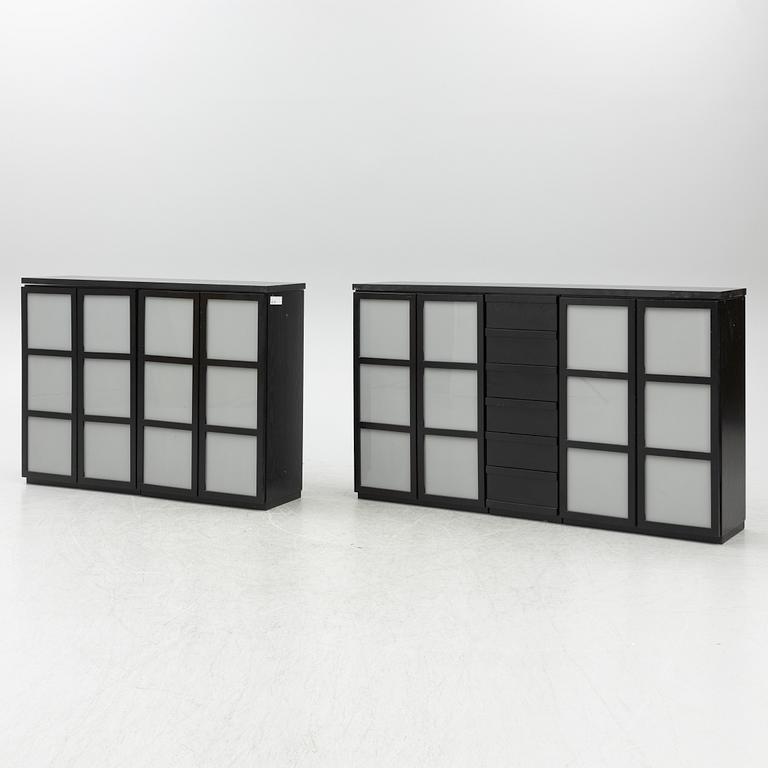 Titti Fabiani, bookcase, 5 sections, "Book", Ideal Form Team.