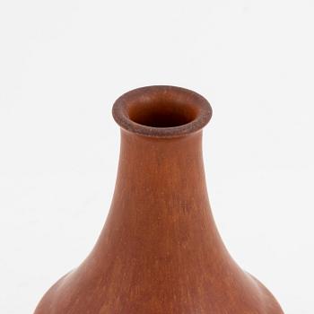 Erich & Ingrid Triller, a glazed stoneware vase, signed.