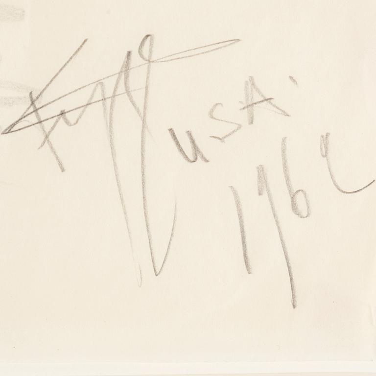 EDDIE FIGGE, gouache, signed and dated 1962.