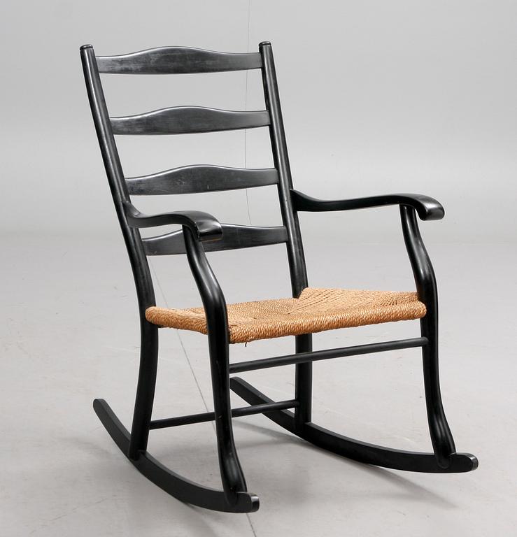 GUNGSTOL, modellnr 5248, möjligen design Uno Åhren, Gemla, 1900-tal.