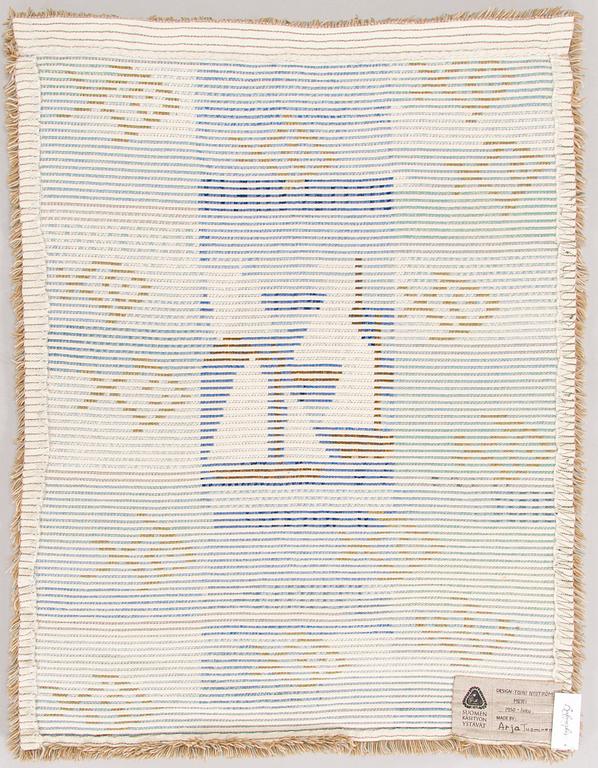 Toini Nyström, rya, modell för Finska handarbetets vänner. Ca 135 x 105 cm.