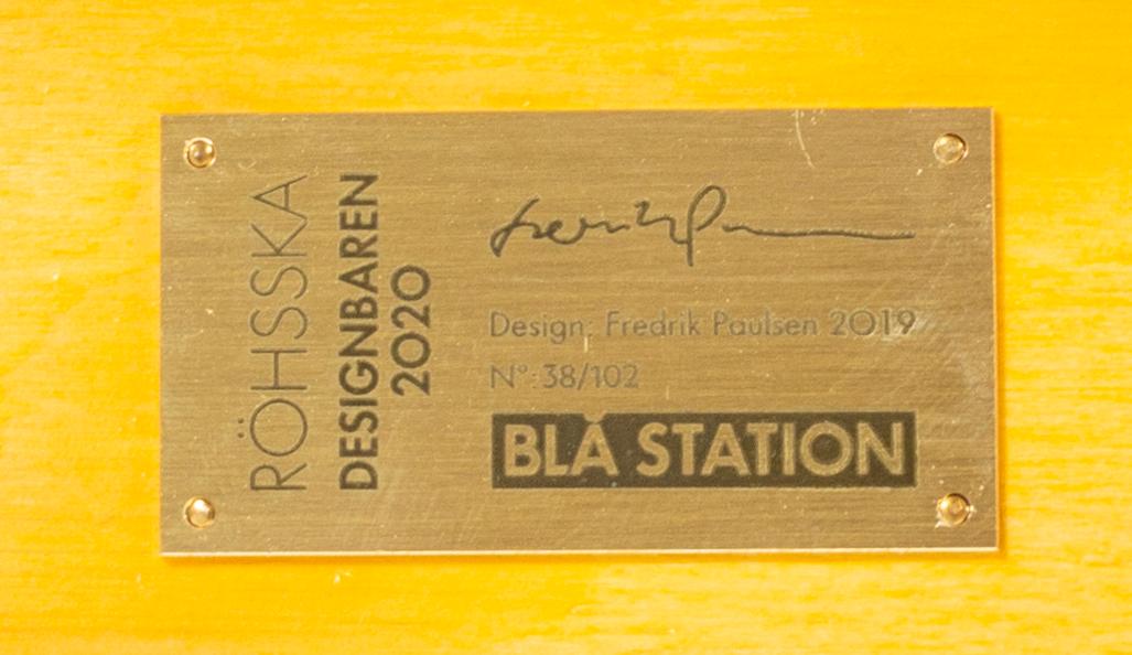 FREDRIK PAULSEN, "Röhsska"Designbaren, chair, Blå Station 2020, Chair 38/102.