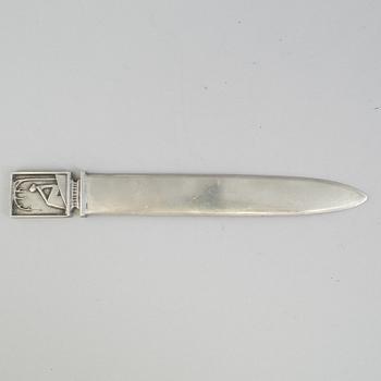 A art deco pewter Letter knife from CG Hallberg.