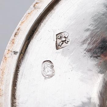 SENAPSKAR, silver, Frankrike, 1800-tal. Vikt ca 75 gram.