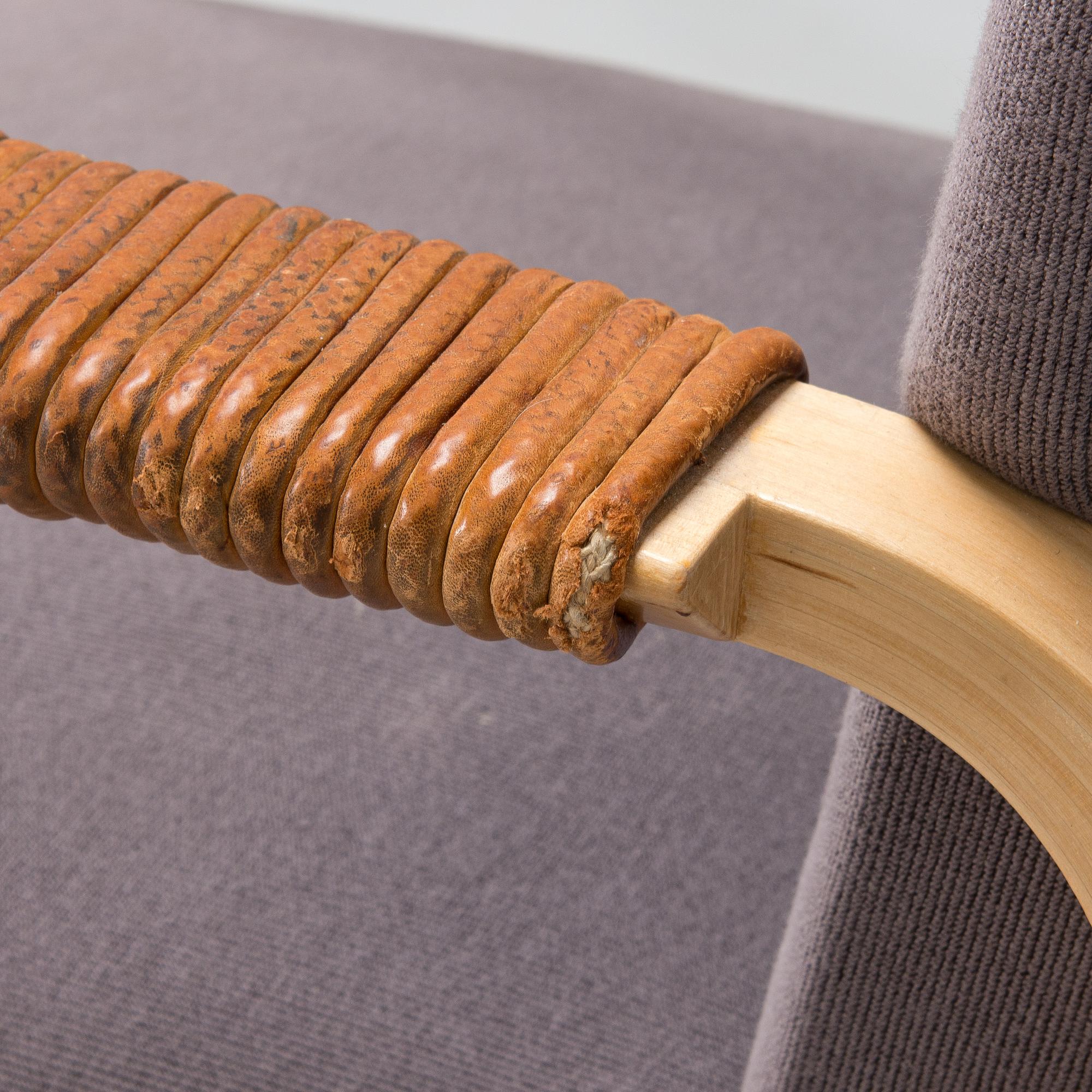 Alvar Aalto, a '47' armchair from the latter half of the 20th century for Artek.