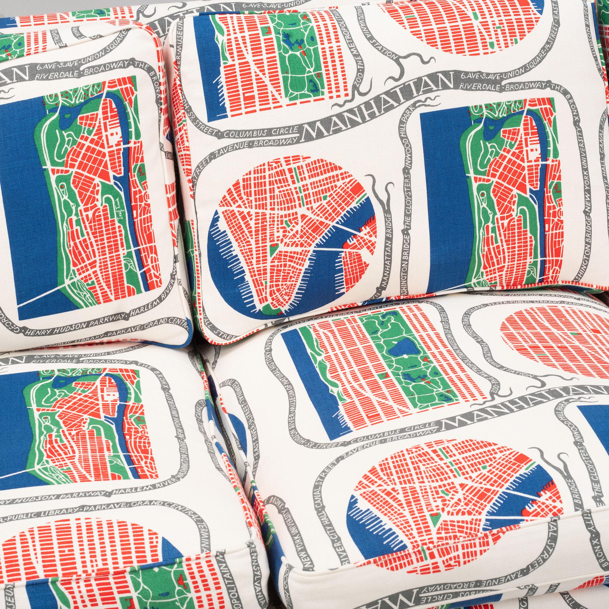 Josef Frank, soffa, modell 3031, Firma Svenskt Tenn.