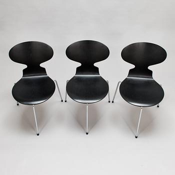 Arne Jacobsen, 5-piece, '3603' and 'The Ant', 2002 Anniversary edition for Fritz Hansen.