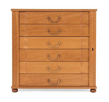 423. Josef Frank, a mahogany miniature chest of drawers, Svenskt Tenn, model 2058.