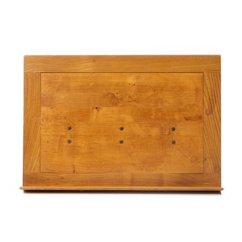 Bruno Mathsson, Reading table, elm?, Firma Karl Mathsson, Värnamo, 1940s?.