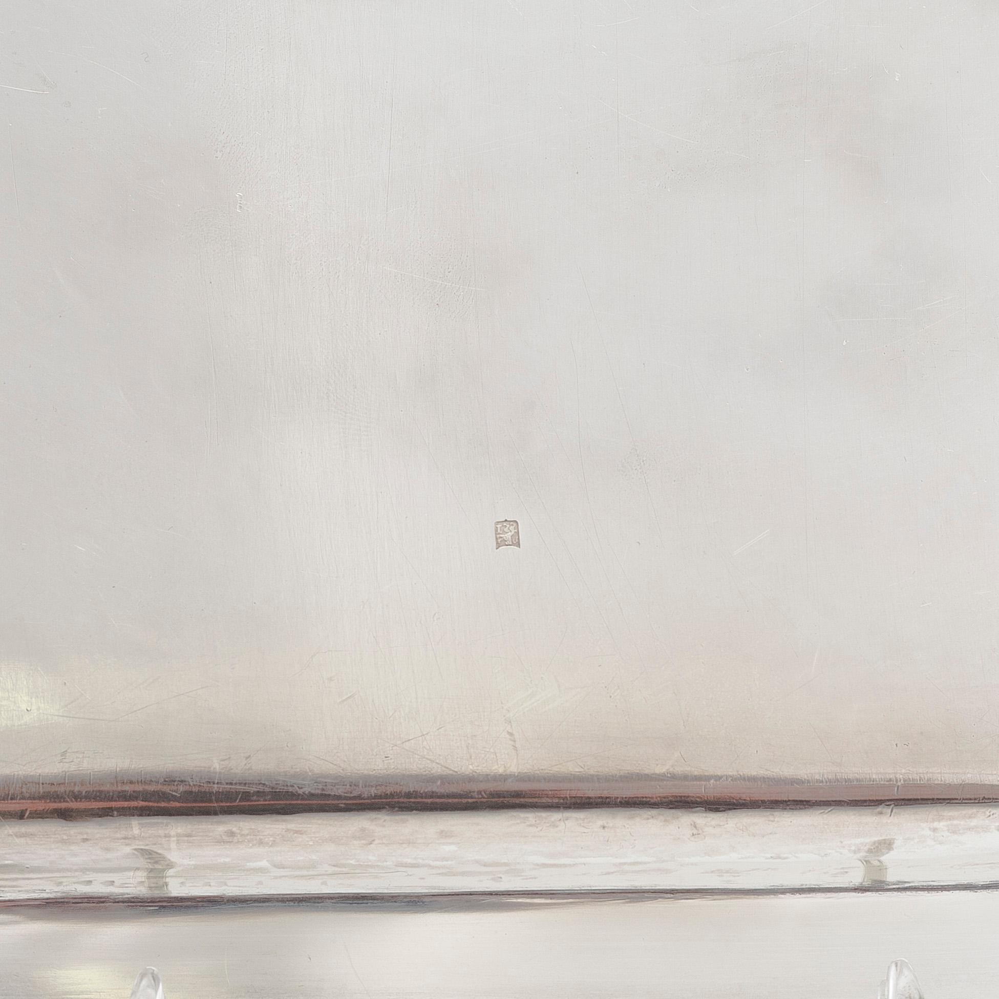 Salver, sterling silver, Amsterdam, Holland 1955.