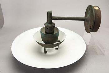 POUL HENNINGSEN, a "PH" copper wall light, Louis Poulsen, Denmark.