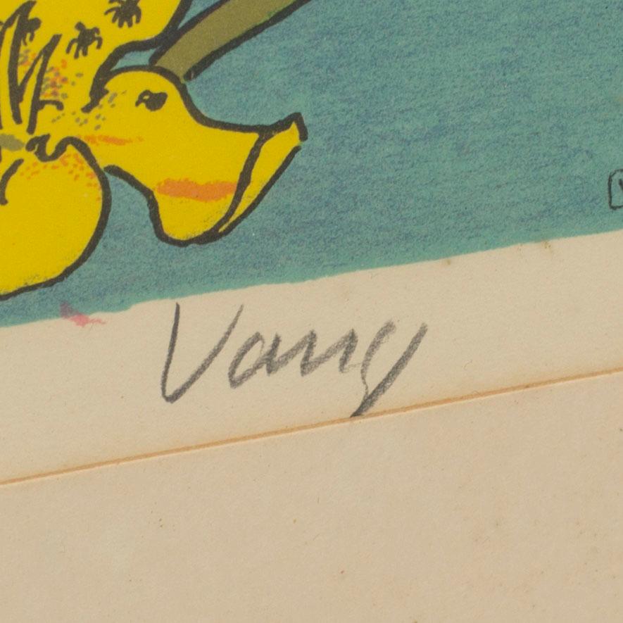 INGRID VANG NYMAN,  färglitografi signerad och numrerad 197/200.