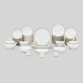Dinner service, 86 pieces, “Milky Way”, Bing & Grøndahl, Denmark.
