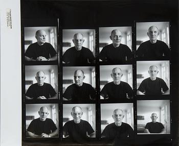 Photograph, contact sheet 2 pcs, Marie Nilsson and unknown photographer.