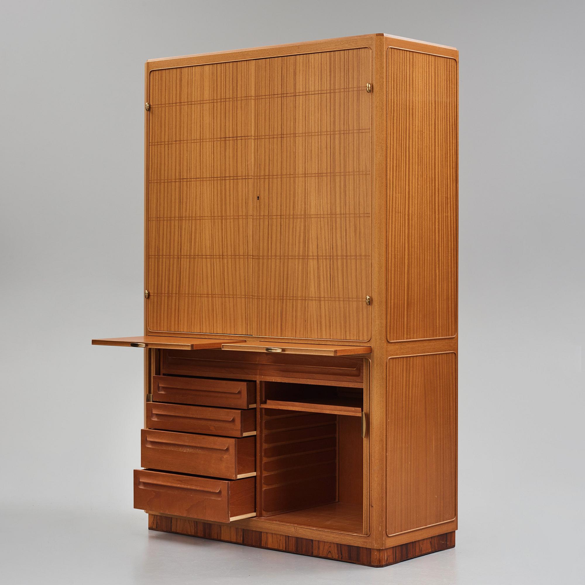 David Rosén, skåp, gesällarbete, utfört av Bo Edlund 1950-51.