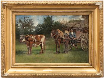 August Hagborg, Resting Farm Boy.