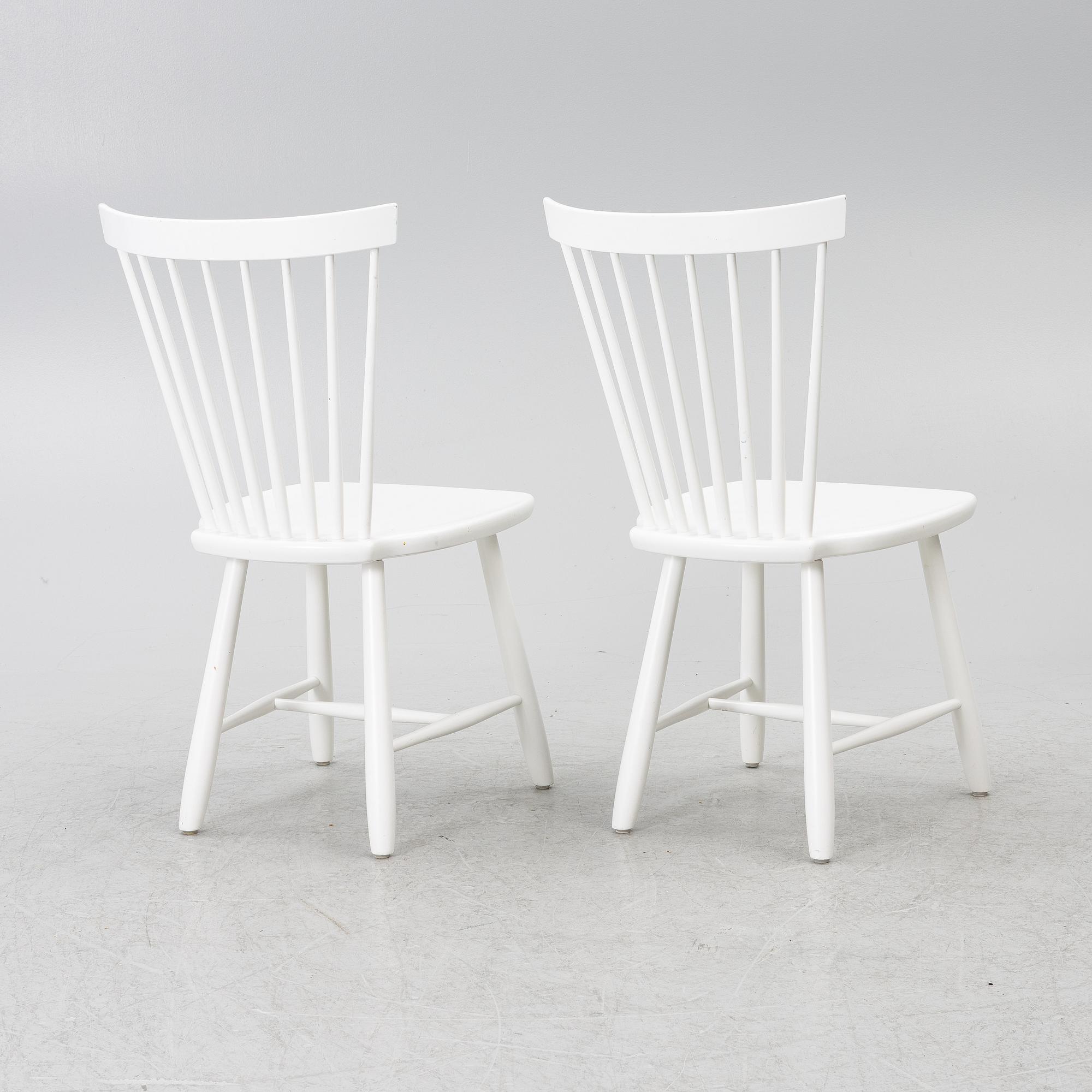 Carl Malmsten, stolar, ett par, "Lilla Åland", Stolab, 2012.