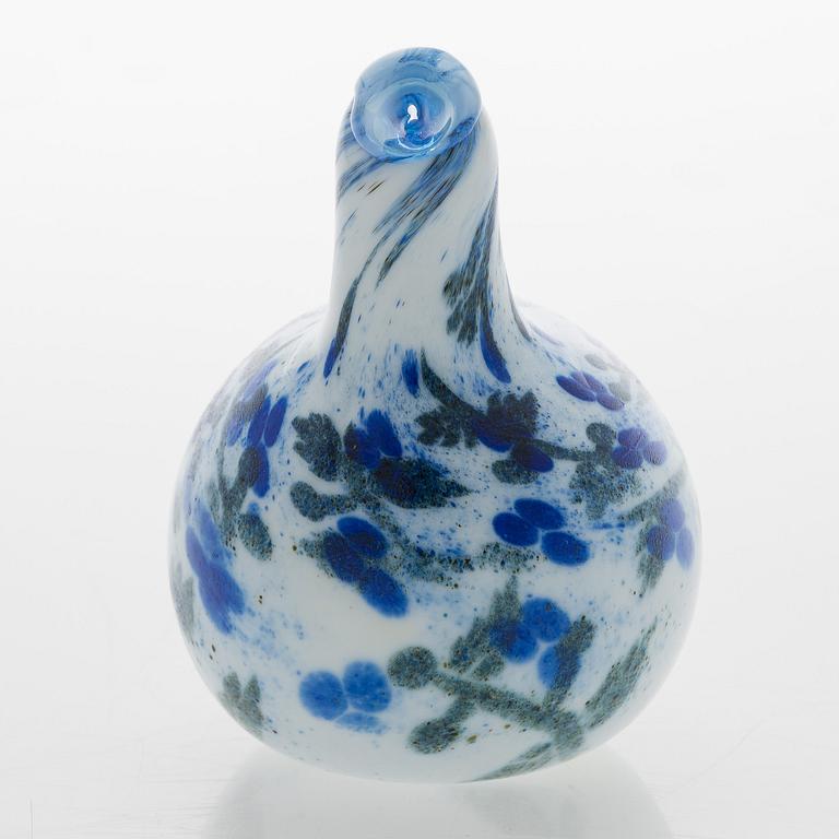 Oiva Toikka, An anniversary bird 2007, 'Dove', signed O. Toikka Nuutajärvi 616/1917.