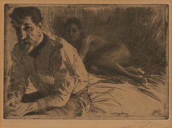 Anders Zorn, "August Saint Gaudens I".