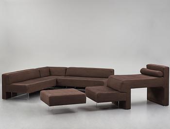 Vladimir Kagan, 'Omnibus 1', a modular sofa in 5 parts, Vladimir Kagan Designs INC, USA, 1970s.