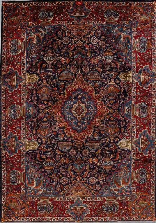 MATTA, Kashmar, 1900-talets senare del, 344 x 246 cm, bär inskription.