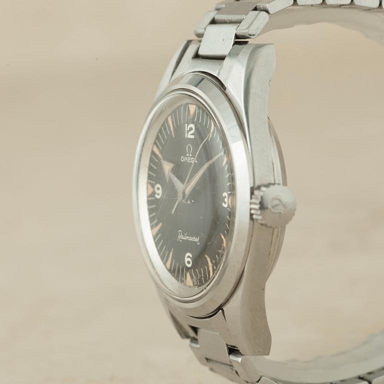 OMEGA, Railmaster, wristwatch, 38 mm,