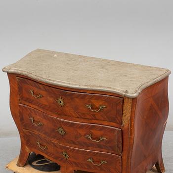 A Rococo chest of drawers, second half of the 18th century.