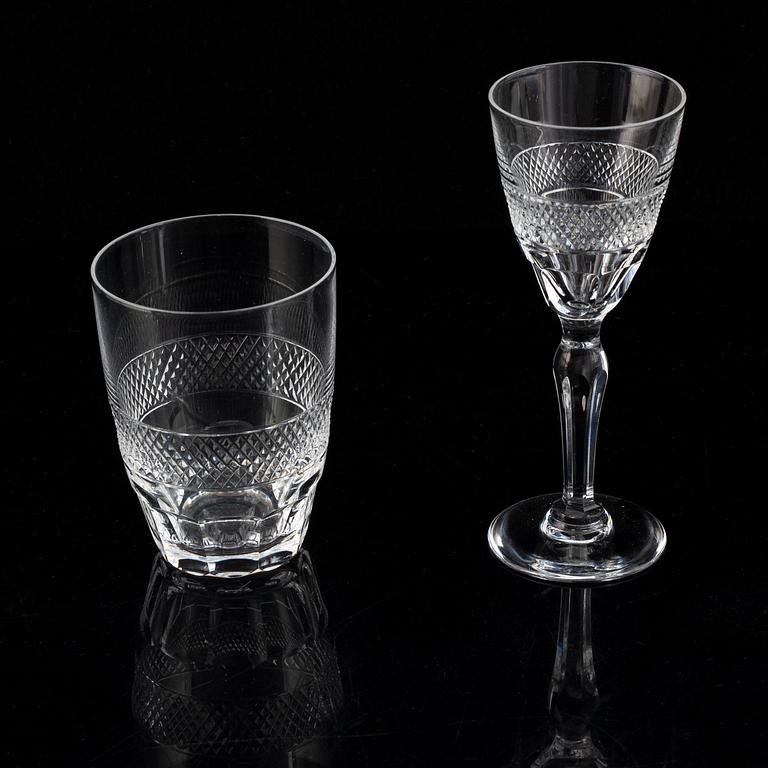 35 pieces Edward Hald, "Rio", Orrefors.