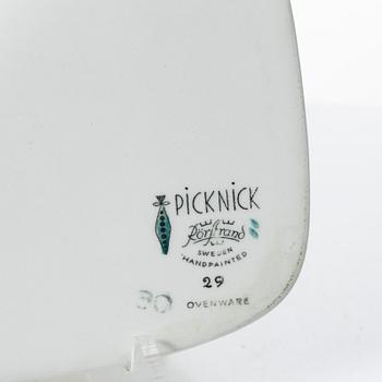 Marianne Westman, twelve service pieces, 'Picknick' and 'Pomona', Rörstrand.