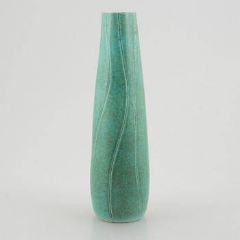 Carl-Harry Stålhane, a stoneware vase, 'Frusen musik', Rörstrand circa 1948.