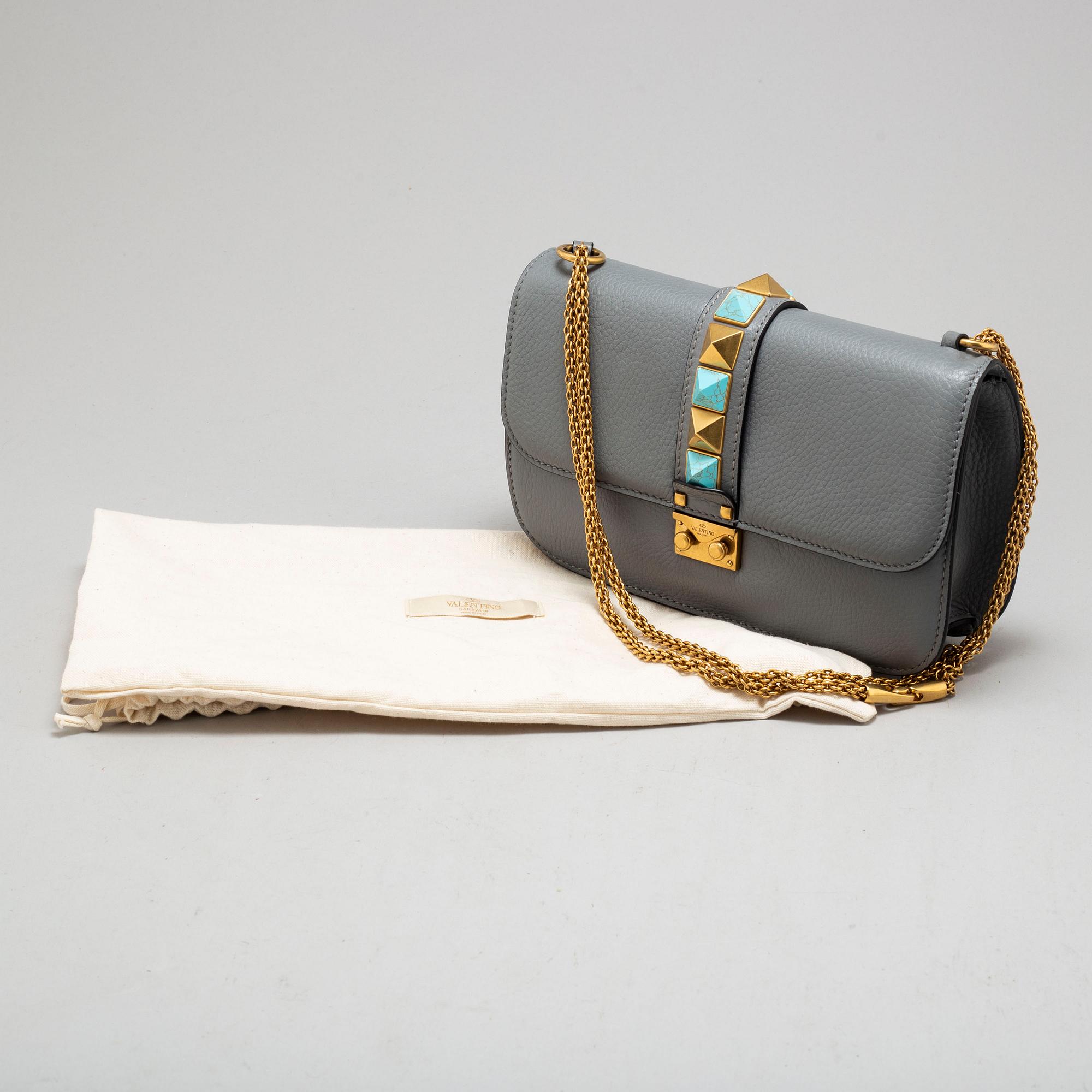 VALENTINO, a 'Rockstud' leather handbag.