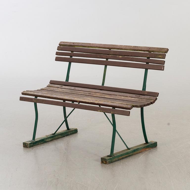 PARKBÄNK, 1900-talets första hälft.