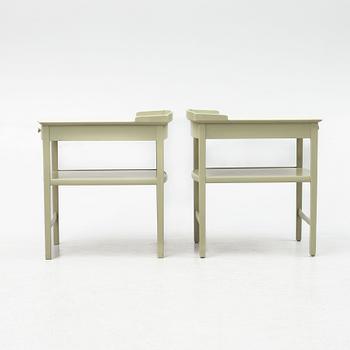 Carl Malmsten, a pair of bedside tables, "Birgitta", Bodafors, second half of the 20th century.