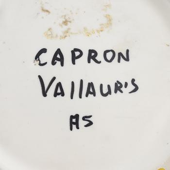 Roger Capron, kanna samt sex glas, keramik.