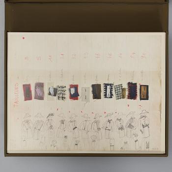 "YVES SAINT LAURENT. Haute Couture. L'OEUVRE INTÉGRAL 1962-2002". Ltd edition om 500 i specialtillverkad trälåda.