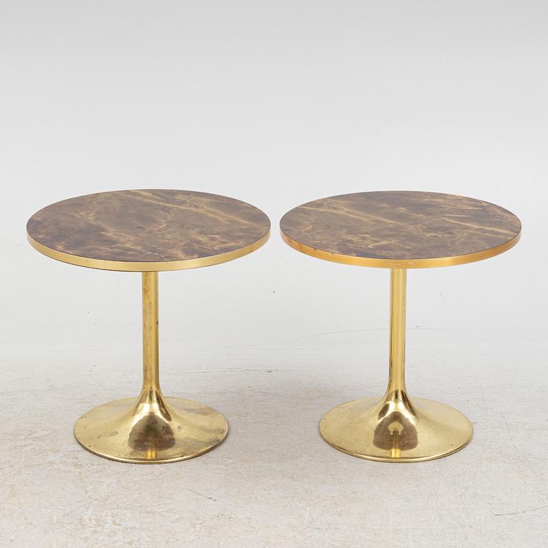 Side tables, a pair, Johansson Design, 1970s.