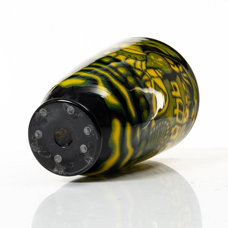 Wilke Adolfsson, Torbjörn Alfredsson, vas, graal, unik, glasblåsare Wilke Adolfsson, egen hytta i Orrefors.