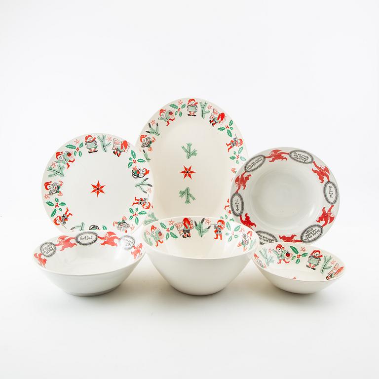 Service 18 + 4 dlr Stavangerflint Norway mid/second half of the 20th century porcelain.