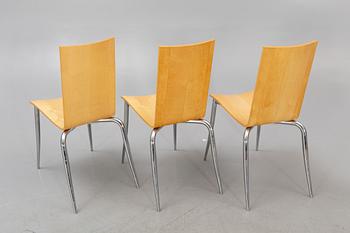 A set of twelve Philippe Starck "Olly Tango" chairs for Driade 21st century.