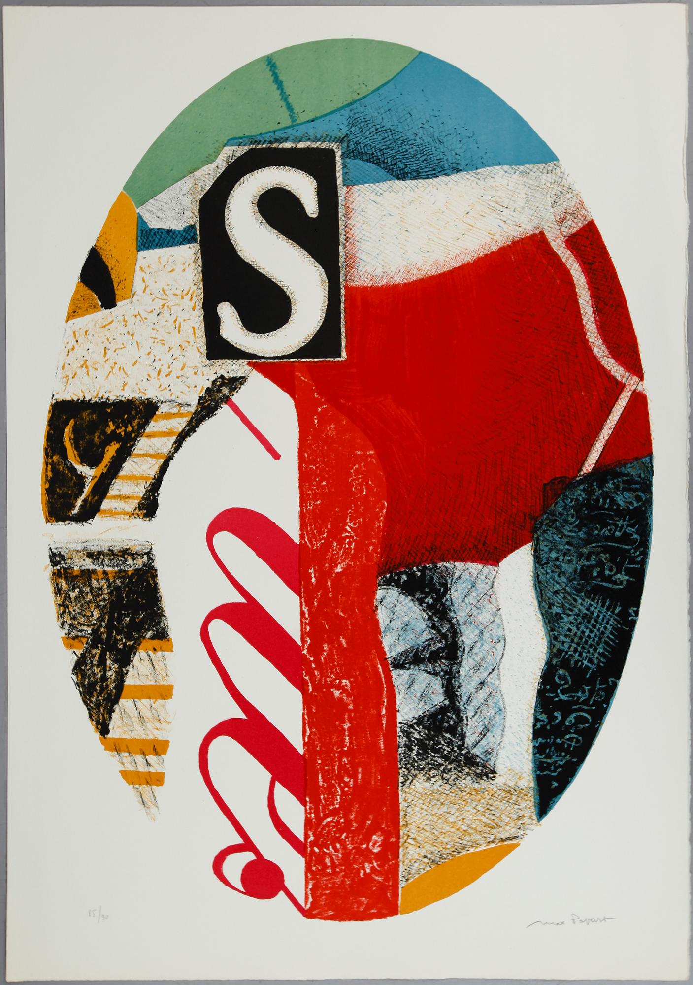MAX PAPART, färglitografi, signerad, numrerad 85/90.